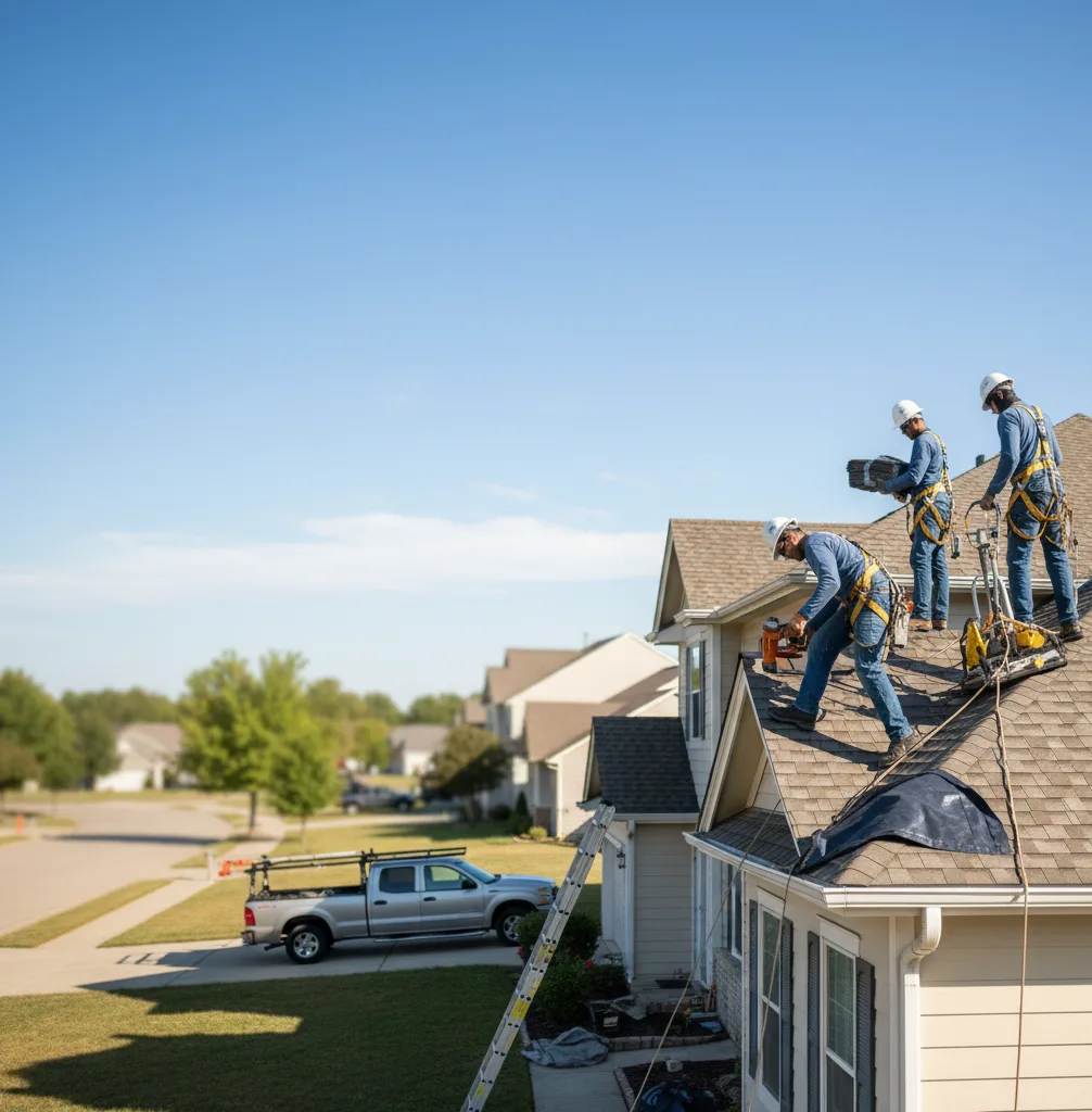 Roof Repair in Blue Grass